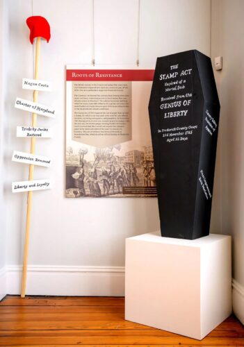 As colonies revolted from Britain, Frederick played an active role in Revolutionary War